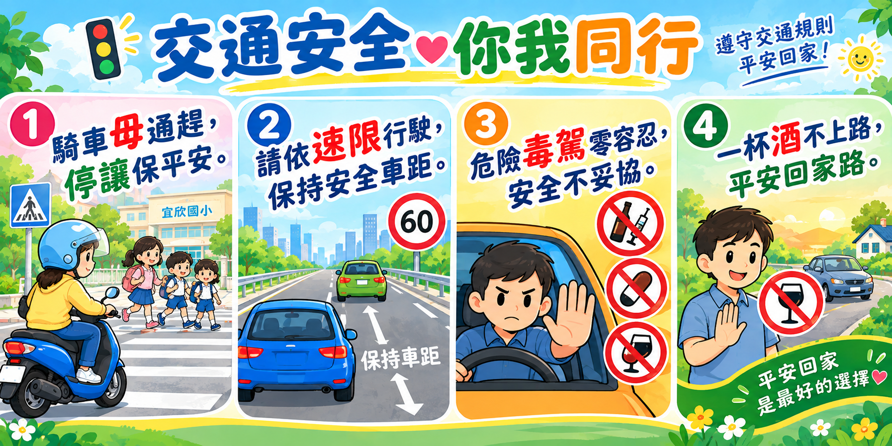 7-10月交通宣導